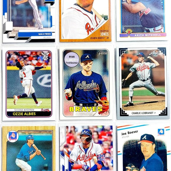 Atlanta Braves 46 Card Lot - BSBL [2_4] - Picture 8 of 13